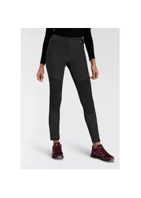 Softshellhose Icepeak "DORAL", Damen, Gr. 46, N-Gr, grau (anthrazit), Softshell, Obermaterial: 92% Polyester, 8% Elasthan. R&uuml;ckseite: 100% Polyester. Innenseite: 100% Polyester, slim fit, Hosen Softshellhose, Slim fit Passform, f&uuml;r Outdoor-Aktivit&auml;ten