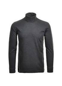 Sweatshirt Ragman "Longsleeve Langarm Basic Rollkragen Regular Fit", Herren, Gr. XL, grau (dunkelgrau), Obermaterial: 100% Baumwolle CO., Sweatshirts Sweatshirt