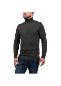 Rollkragenpullover Blend "BHLatif", Herren, Gr. XL, charcoal, Feinstrick, 50% Baumwolle, 50% Polyacryl, unifarben, regular fit, ohne Ausschnitt, eingesetzt, Pullover Rollkragenpullover, Feinstrick Pullover mit Rollkragen