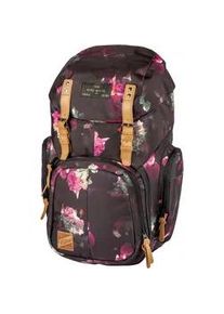 Laptoprucksack Nitro "Weekender", Kinder, Gr. B/H/T: 30cm x 55cm x 23cm, schwarz (schwarz rose), Nylon, Polyester, Rucks&auml;cke Laptoprucksack, Reiserucksack mit Laptopfach, Schulrucksack, Wanderrucksack