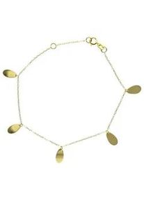 Bettelarmband Firetti "Schmuck Geschenk Gold 375 Armschmuck Armkette Goldarmband Ankerkette", gold (gelbgoldfarben), Armb&auml;nder, Damen, 18cm, Gelbgold 375, Bettelarmband, Made in Germany