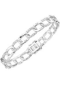 Armband "mit Zirkonia, Silber 925", silber, Giorgio Martello MILANO, Armb&auml;nder, Damen, 19cm, Silber 925 (Sterlingsilber), Armband