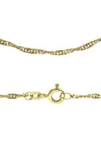 Collierkettchen Firetti "Schmuck Geschenk Gold 333 od 585 Singapurkettengl. in mehreren Breiten" Gr. 50, gold (gelbgoldfarben), Halsketten, Damen, 50, Gelbgold 333, B: 2,5mm, Made in Germany, B:2,5mm