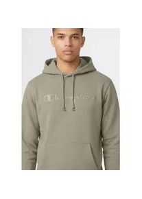 Kapuzensweatshirt Champion "ICONS TONAL Terry Hoodie with Big Logo", Herren, Gr. M, mdg, Obermaterial: 70% Baumwolle, 30% Polyester, Sweatshirts, f&uuml;r sportliche Aktivit&auml;ten, sportlicher Stil, mit Kapuze