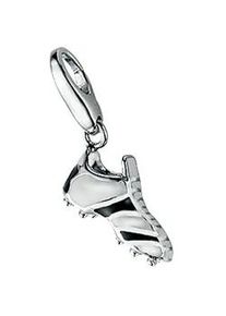 Charm-Einh&auml;nger "Fu&szlig;ballschuh, Silber 925", wei&szlig;, Giorgio Martello MILANO, Charms, Damen, Silber 925 (Sterlingsilber)