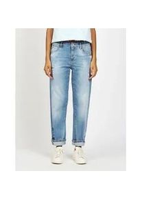 Straight-Jeans Gang "94THELMA", Damen, Gr. 34, N-Gr, bright vint blau, Denim/Jeans, Obermaterial: 98% Baumwolle, 2% Elasthan, gerade kn&ouml;chelfrei, Jeans Straight-Jeans, mit Detail oberhalb der M&uuml;nztasche