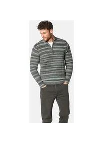 Troyer Babista "Pullover CRUDALESSI", Herren, Gr. L, grau (gr&uuml;n gestreift), Obermaterial: 36% Polyacryl PAN. 32% Polyamid ECONYL PA ECONYL. 17% Polyester COOLMAX PES(Coolmax). 15% Wolle mw., gestreift, normal, ohne Ausschnitt, Pullover Troyer