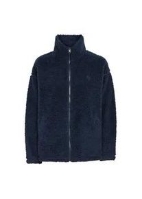 Fleecejacke oxmo "Fleecejacke OXTOVINE", Damen, Gr. S, blau (total eclipse), Obermaterial: 100% Polyester PES., Jacken Fleecejacke