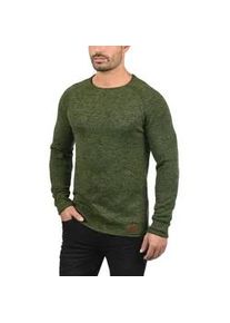 Strickpullover Blend "BHDan", Herren, Gr. 3XL, burnt olive, Feinstrick, 50% Baumwolle, 50% Polyacryl, meliert, regular fit, Rundhals, Raglan&auml;rmel, Pullover Strickpullover, Stilvoller Strickpullover mit aufgerollten S&auml;umen
