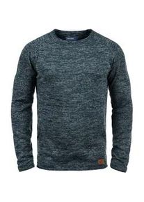 Strickfleece-Pullover Blend "Strickpullover BHDan", Herren, Gr. XXL, blau (navy), Obermaterial: 50% Baumwolle CO. 50% Polyacryl PAN., Pullover