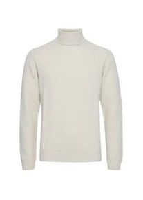 Rollkragenpullover Casual Friday "Strickrollkragenpull CFKarl", Herren, Gr. S, beige (light sand melange), Obermaterial: 80% Wolle WO. 20% Polyamid PA., Pullover Rollkragenpullover