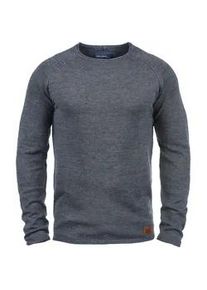 Strickfleece-Pullover Blend "Strickpullover BHDan", Herren, Gr. 3XL, blau (ensign blau), Obermaterial: 50% Baumwolle CO. 50% Polyacryl PAN., Pullover