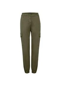 Cargohose oxmo "Cargohose OXCoco", Damen, Gr. S, N-Gr, gr&uuml;n (ivy gr&uuml;n), Obermaterial: 98% Baumwolle CO. 2% Elasthan EL., Hosen Cargohose
