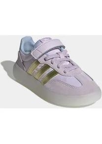 Sneaker Adidas SPORTSWEAR "Adidas DISNEY FROZEN BARREDA DECODE KIDS", Damen, Gr. 33, ice lavender, gold metallic, glow blau, Leder, Textil, Schuhe Sneaker, Frozen, f&uuml;r Kinder & Jugendliche