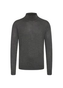 Rollkragenpullover Blend "Rollkragenpullover BHMWEDAT", Herren, Gr. XL, grau (charcoal mix), Obermaterial: 78% Viskose CV. 22% Polyester PES., Pullover Rollkragenpullover