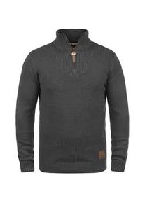 !Solid Troyer SOLID "Troyer SDTommy", Herren, Gr. L, grau (dar grau m), Obermaterial: 50% Baumwolle CO. 50% Polyacryl PAN., Pullover Troyer, Topseller