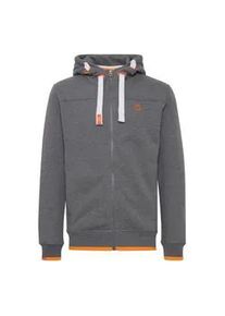 !Solid Kapuzenpullover SOLID "Kapuzensweatjacke SDBenjamin", Herren, Gr. M, grau (grau mel), Obermaterial: 50% Baumwolle CO. 50% Polyester PES., Sweatjacken Kapuzenpullover