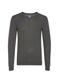 Strickfleece-Pullover Blend "Strickpullover BHDansel", Herren, Gr. XXL, grau (charcoal), Obermaterial: 50% Baumwolle CO. 50% Polyacryl PAN., Pullover