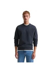 Marc O'Polo Sweatshirt MARC O'POLO "aus weicher Bio-Baumwolle", Herren, Gr. XS, schwarz navy, Obermaterial: 100% Baumwolle, unifarben, relaxed fit, Rundhals, Sweatshirts Sweatshirt
