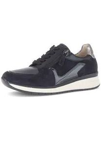 Sneaker Gabor "Sneaker low", Damen, Gr. 37, blau, Schuhe Sneaker
