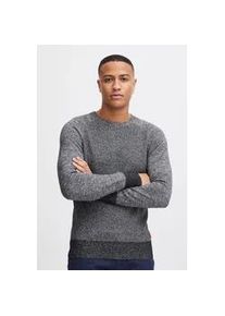 Rundhalspullover Blend "BHGandolf", Herren, Gr. XXL, schwarz, Feinstrick, 100% Baumwolle, regular fit, Rundhals, Raglan&auml;rmel, Pullover Rundhalspullover, Strickpullover mit farblich abgesetzten Akzenten