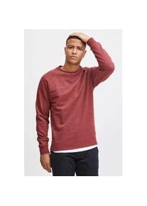 Longpullover Blend "BHAlex", Herren, Gr. S, zinfandel, Sweatware, 60% Baumwolle, 40% Polyester, unifarben, regular fit, Rundhals, eingesetzt, Pullover Longpullover, Sweatpullover mit Raglan&auml;rmeln und elastischem Saum