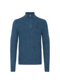 Troyer Blend "Troyer BHMPatti", Herren, Gr. S, blau (marineblaus melange), Obermaterial: 100% Polyacryl PAN., Pullover Troyer