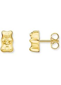 Paar Ohrstecker Thomas Sabo "Thomas Sabo x HARIBO: Ohrstecker", gold (gelbgoldfarben), Ohrringe, Damen, Silber 925 (recycelt)