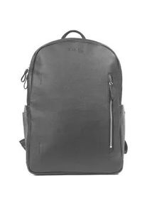 Laptoprucksack MARGELISCH "BENOX-1", Herren, Gr. B/H/T: 29cm x 43cm x 13cm, onesize, schwarz, Leder, Rucks&auml;cke Laptoprucksack, aus LWG zertifiziertem Leder
