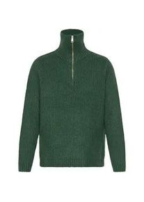 Troyer oxmo "Troyer OXIBALLINO", Damen, Gr. M, gr&uuml;n (pineneedle), Obermaterial: 93% Polyester PES. 5% Wolle mw. 2% Elasthan EL., Pullover Troyer