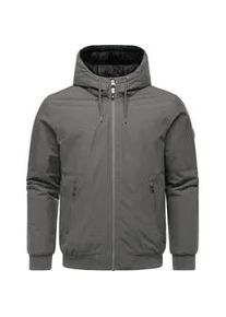 Winterjacke Ragwear "Stuartt YOUMODO", Herren, Gr. M (50), grau, Obermaterial: 100% Polyester; Innenfutter: 100% Polyester; Wattierung: 100% Polyester, gerade h&uuml;ftbedeckend, hoch geschlossener Ausschnitt, &Auml;rmel ohne &Auml;rmelschlitz Rippstrickb&uuml;ndchen, Jacken Winterjacke, Wasserdichte Outdoorjacke mit verstellbarer Kapuze