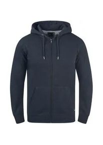 !Solid Kapuzensweatjacke SOLID "Kapuzensweatjacke SDBertiZip", Herren, Gr. M, blau (ins bl mel), Obermaterial: 70% Baumwolle CO. 30% Polyester PES., Sweatjacken