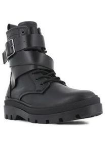 Schn&uuml;rboots Palladium "PALLAGRADE RANGER L", Damen, Gr. 38, schwarz, Leder, Schuhe Schn&uuml;rboots, Schn&uuml;rstiefel, Schn&uuml;rstiefelette mit Rei&szlig;verschluss