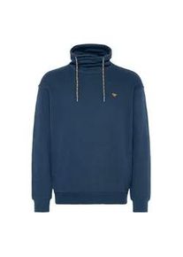 Longpullover Blend "Sweatshirt BHLapol", Herren, Gr. S, blau (marineblaus), Obermaterial: 100% Baumwolle CO., Pullover Longpullover