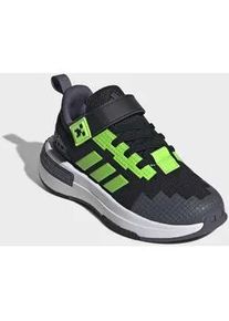 Sneaker Adidas SPORTSWEAR "Adidas MINECRAFT PRO KINDER", Damen, Gr. 34, core schwarz, ftwr wei&szlig;, aurora onix, Synthetik, Textil, Schuhe Sneaker, mit Klettverschluss, f&uuml;r Kinder & Jugendliche