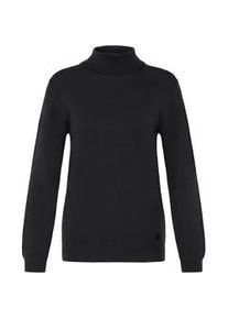 Rollkragenpullover oxmo "Rollkragenpullover OXAIDA ROLLNECK", Damen, Gr. M, schwarz, Obermaterial: 70% Viskose CV. 30% Polyamid PA., Pullover Rollkragenpullover