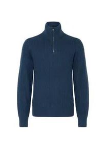 Troyer Blend "Troyer BHMRibe", Herren, Gr. L, blau (marineblaus), Obermaterial: 100% Polyacryl PAN., Pullover Troyer