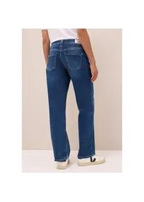 Loose-fit-Jeans Cecil, Damen, Gr. 30, L&auml;nge 32, mid blau used wash, Jeans, 99% Baumwolle, 1% Elasthan, unifarben, lang, Jeans, aus Baumwolle mit Stretchanteil