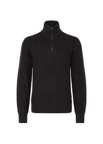 Troyer Blend "Troyer BHMRibe", Herren, Gr. M, schwarz, Obermaterial: 100% Polyacryl PAN., Pullover Troyer