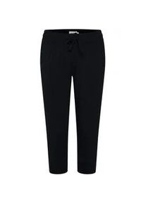 Caprihose oxmo "Caprihose OXOdda", Damen, Gr. XXL, N-Gr, schwarz, Obermaterial: 95% Baumwolle CO. 5% Elasthan EL., Hosen Caprihose