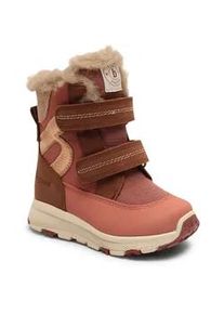 Winterstiefel bisgaard "spencer tex", Damen, Gr. 34, rosa (rose), Nubukleder, Textil, Basic, Schuhe Winterstiefel, Snowboots, Winterstiefel, Kindergartenschuh mit Lammwolle gef&uuml;ttert