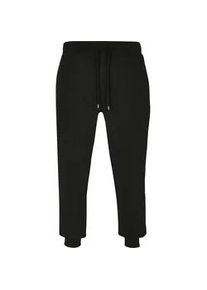 Stoffhose Urban Classics "Urban Classics Herren Basic Sweatpants", Herren, Gr. M, US-Gr&ouml;&szlig;en, schwarz, 80% Baumwolle, 20% Polyester, unifarben, normal, Hosen Stoffhose