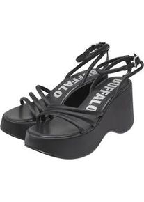 High-Heel-Pumps Buffalo "Buffalo JOY MSS SANDAL", Damen, Gr. 39, schwarz, unifarben, Schuhe