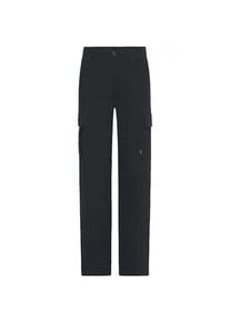 Cargohose oxmo "Cargohose OXIBEN CARGO", Damen, Gr. 42, L&auml;nge 32, schwarz, Obermaterial: 98% Baumwolle CO. 2% Elasthan EL., Hosen Cargohose