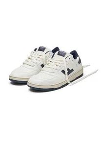 Sneaker FLAMINGOS LIFE "SALINE", Herren, Gr. 44, wei&szlig; navy, Textil, Schuhe Sneaker