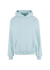 Kapuzenpullover Karl Kani "Karl Kani Karl Kani Small Signature Essential OS Hoodie", Herren, Gr. L, light blau, 65% Baumwolle, 35% Polyester, unifarben, oversize, ohne Ausschnitt, Pullover Kapuzenpullover