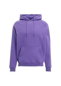 Rundhalspullover Urban Classics "Urban Classics Herren Blank Hoody", Herren, Gr. L, ultraviolet, 65% Baumwolle, 35% Polyester, unifarben, loose fit, ohne Ausschnitt, Pullover Rundhalspullover