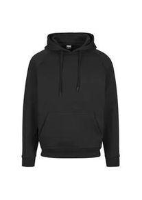 Rundhalspullover Urban Classics "Urban Classics Herren Blank Hoody", Herren, Gr. S, schwarz, 65% Baumwolle, 35% Polyester, unifarben, loose fit, ohne Ausschnitt, Pullover Rundhalspullover