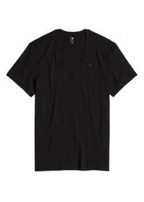 G-Star Raw T-Shirt G-STAR "Base V T-Shirt 2er-Pack", Damen, Gr. XS, dk schwarz, Obermaterial: 100% Baumwolle, Shirts T-Shirt