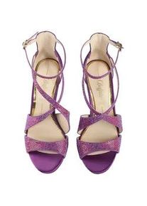 High-Heel-Pumps Buffalo "Buffalo MIRANDA SPARK", Damen, Gr. 41, lila multi, unifarben, Schuhe